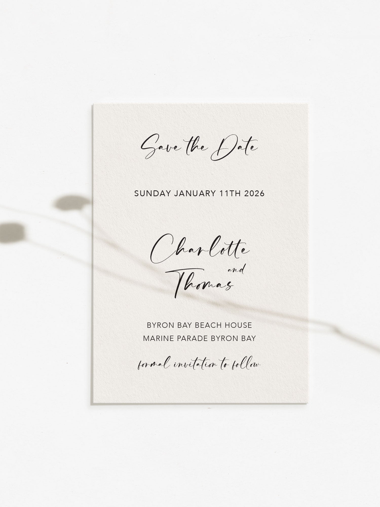 Marseille Save the Date Card