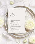 Marseille Wedding Menu