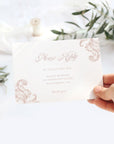 Rococo RSVP Card