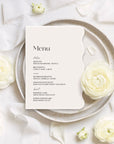 Siena Wedding Menu